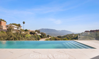Brand-new modern villa with panoramic sea views for sale in a natural setting east of Marbella town centre 797603 