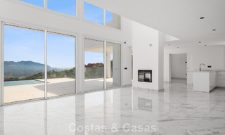 Brand-new modern villa with panoramic sea views for sale in a natural setting east of Marbella town centre 797612 