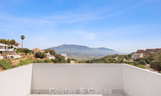 Brand-new modern villa with panoramic sea views for sale in a natural setting east of Marbella town centre 797638 