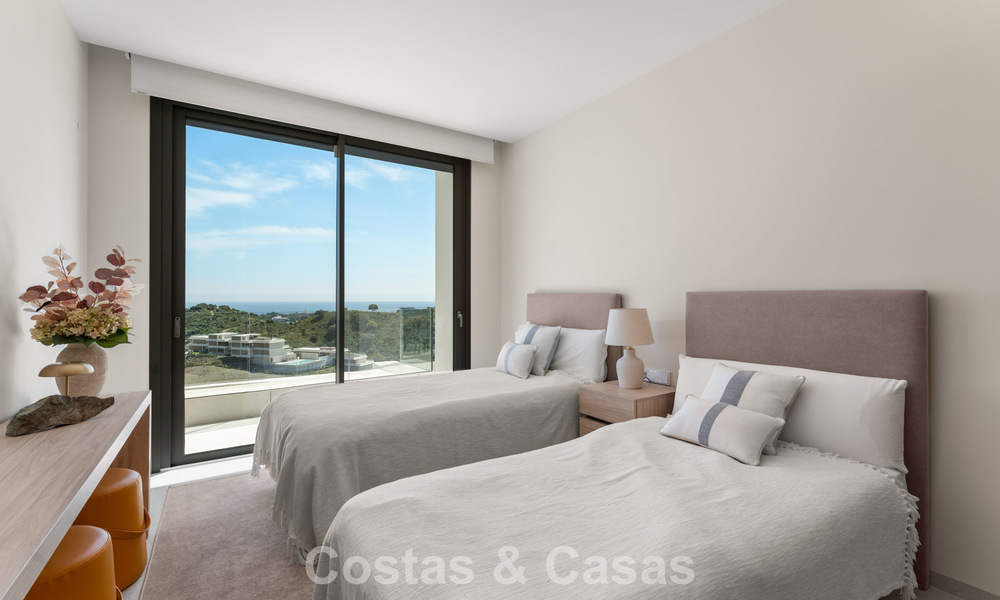 Bright, contemporary luxury penthouse for sale with sea views in the hills of La Quinta Resort in Marbella - Benahavís 797683