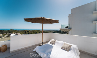 Bright, contemporary luxury penthouse for sale with sea views in the hills of La Quinta Resort in Marbella - Benahavís 797709 