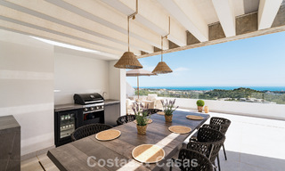 Bright, contemporary luxury penthouse for sale with sea views in the hills of La Quinta Resort in Marbella - Benahavís 797711 