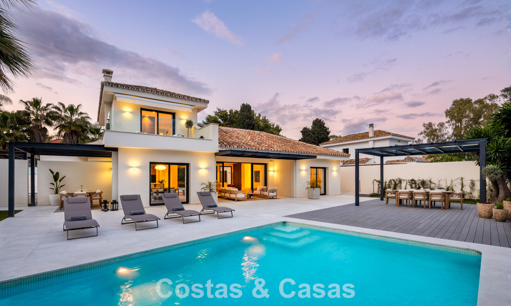 Contemporary mediterranean villa for sale within walking distance of the beach and amenities of San Pedro, Marbella 797904