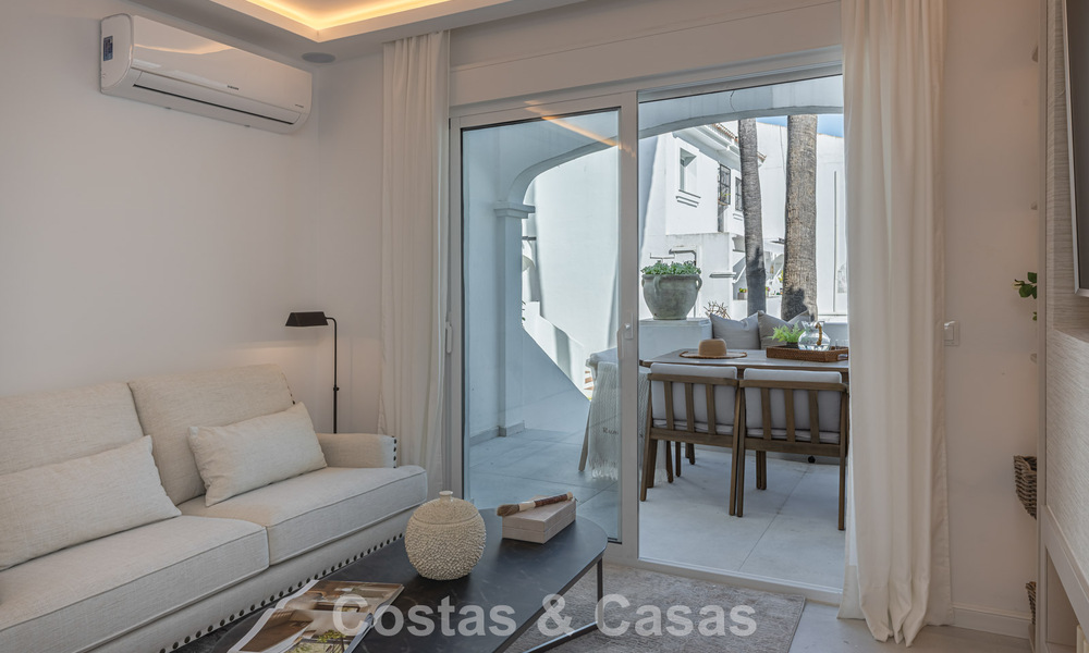 Contemporary renovated townhouse for sale in Aloha, surrounded by golf courses in Nueva Andalucía, Marbella 797913