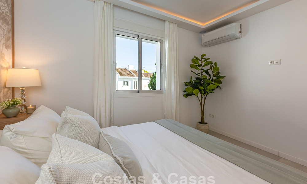 Contemporary renovated townhouse for sale in Aloha, surrounded by golf courses in Nueva Andalucía, Marbella 797914