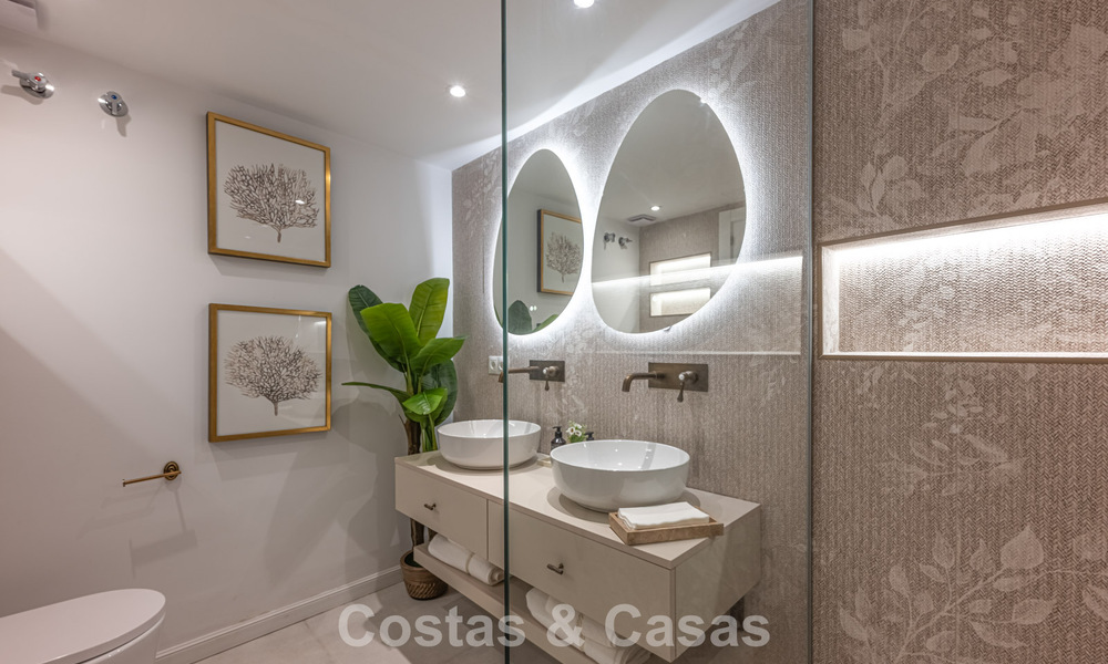 Contemporary renovated townhouse for sale in Aloha, surrounded by golf courses in Nueva Andalucía, Marbella 797927