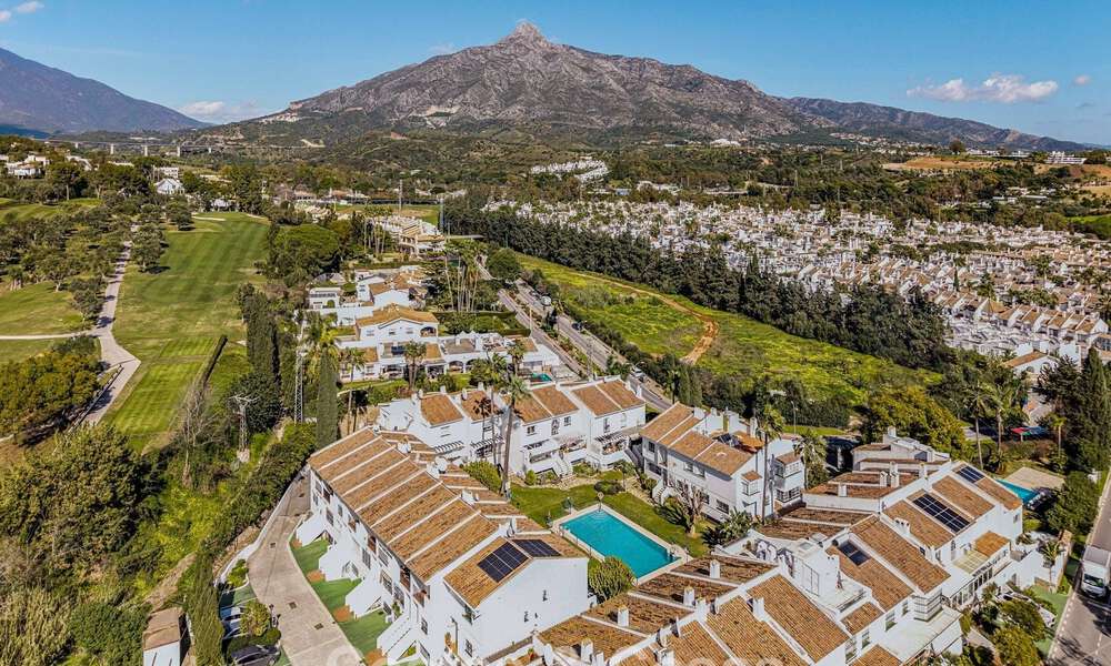 Contemporary renovated townhouse for sale in Aloha, surrounded by golf courses in Nueva Andalucía, Marbella 797928