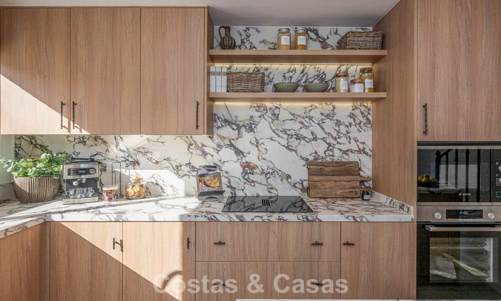 Contemporary renovated townhouse for sale in Aloha, surrounded by golf courses in Nueva Andalucía, Marbella 797929