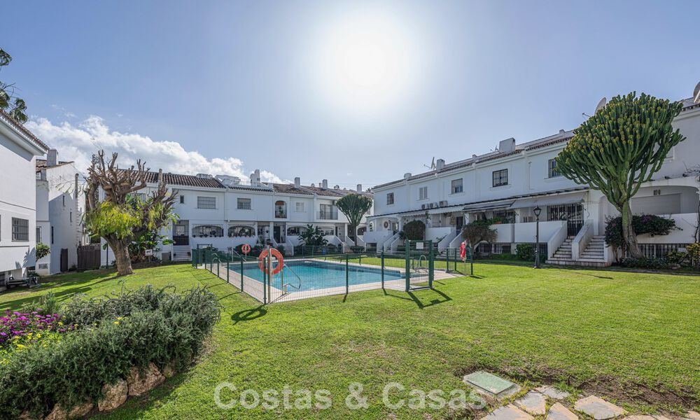 Contemporary renovated townhouse for sale in Aloha, surrounded by golf courses in Nueva Andalucía, Marbella 797931