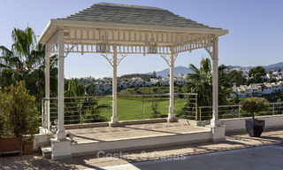 Contemporary renovated townhouse for sale in Aloha, surrounded by golf courses in Nueva Andalucía, Marbella 798052 