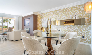 Spacious, modernised 4-bedroom apartment with sea views for sale in Nueva Andalucía, Marbella 798222 