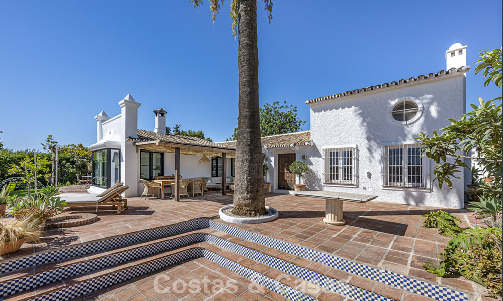 Charming rustic villa with modern comfort for sale in Guadalmina Alta, Marbella 798274