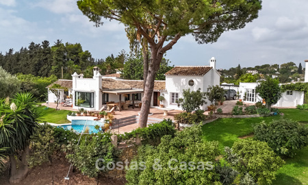 Charming rustic villa with modern comfort for sale in Guadalmina Alta, Marbella 798288