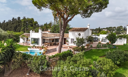 Charming rustic villa with modern comfort for sale in Guadalmina Alta, Marbella 798288