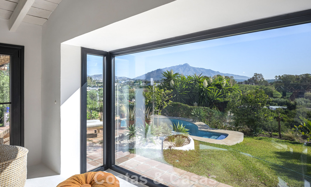 Charming rustic villa with modern comfort for sale in Guadalmina Alta, Marbella 798293