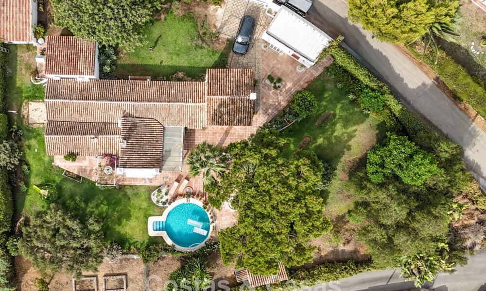 Charming rustic villa with modern comfort for sale in Guadalmina Alta, Marbella 798297