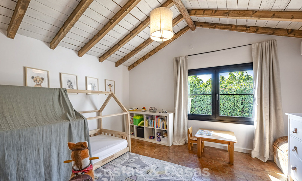 Charming rustic villa with modern comfort for sale in Guadalmina Alta, Marbella 798299