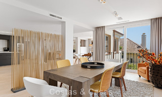 Luxurious, spacious duplex apartment with 4 bedrooms for sale in a prestigious resort-style complex in Nueva Andalucía, Marbella 798409 