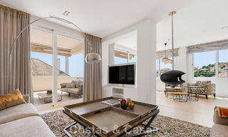 Luxurious, spacious duplex apartment with 4 bedrooms for sale in a prestigious resort-style complex in Nueva Andalucía, Marbella 798413 