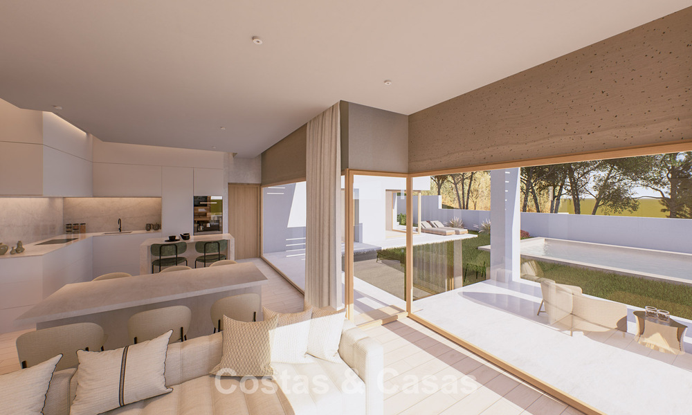 New-build villa project for sale adjacent to a golf course near the beaches and Estepona town 798386