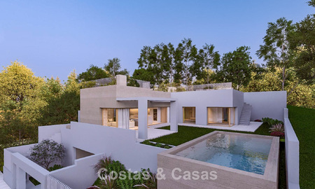 New-build villa project for sale adjacent to a golf course near the beaches and Estepona town 798390