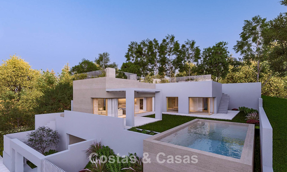 New-build villa project for sale adjacent to a golf course near the beaches and Estepona town 798390