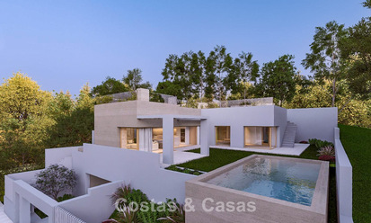 New-build villa project for sale adjacent to a golf course near the beaches and Estepona town 798390
