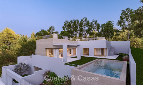 New-build villa project for sale adjacent to a golf course near the beaches and Estepona town 798390
