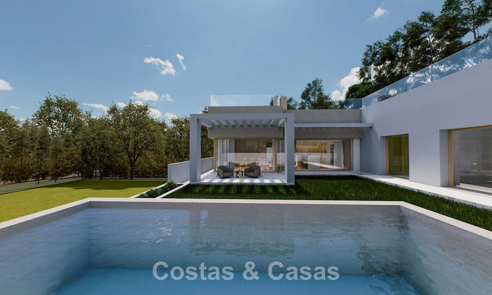 New-build villa project for sale adjacent to a golf course near the beaches and Estepona town 798391