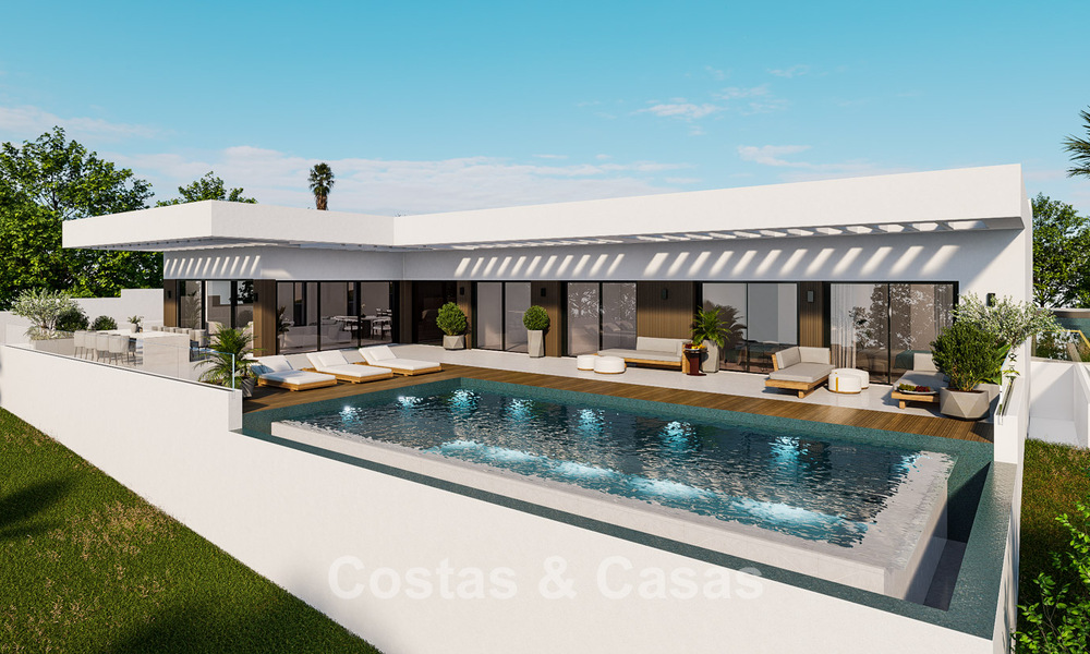 Luxury villa project for sale frontline golf in Casares, Costa del Sol 798380