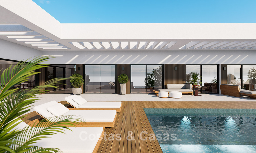Luxury villa project for sale frontline golf in Casares, Costa del Sol 798383