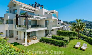 Luxury duplex apartment with large garden and sea views for sale in Marbella - Benahavís 798325 