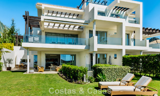 Luxury duplex apartment with large garden and sea views for sale in Marbella - Benahavís 798334 