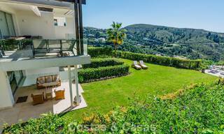 Luxury duplex apartment with large garden and sea views for sale in Marbella - Benahavís 798344 