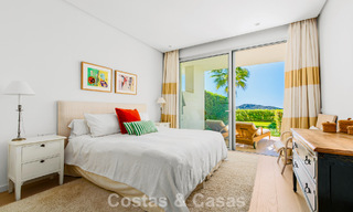 Luxury duplex apartment with large garden and sea views for sale in Marbella - Benahavís 798351 