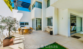 Luxury duplex apartment with large garden and sea views for sale in Marbella - Benahavís 798360 