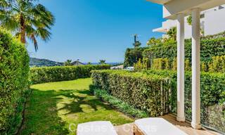 Luxury duplex apartment with large garden and sea views for sale in Marbella - Benahavís 798367 