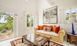 Stately luxury villa with a classic mediterranean architectural style and beautiful gardens for sale in Sierra Blanca, Marbella 798470 