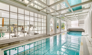 Stately luxury villa with a classic mediterranean architectural style and beautiful gardens for sale in Sierra Blanca, Marbella 798472 