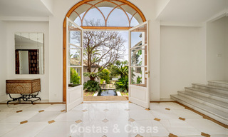 Stately luxury villa with a classic mediterranean architectural style and beautiful gardens for sale in Sierra Blanca, Marbella 798480 