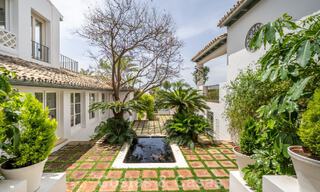 Stately luxury villa with a classic mediterranean architectural style and beautiful gardens for sale in Sierra Blanca, Marbella 798481 