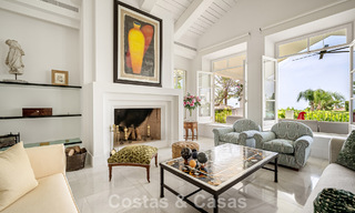 Stately luxury villa with a classic mediterranean architectural style and beautiful gardens for sale in Sierra Blanca, Marbella 798483 