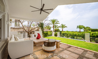 Stately luxury villa with a classic mediterranean architectural style and beautiful gardens for sale in Sierra Blanca, Marbella 798486 