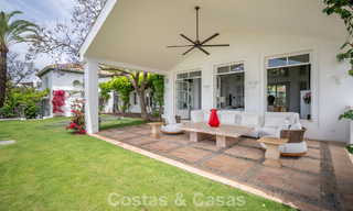 Stately luxury villa with a classic mediterranean architectural style and beautiful gardens for sale in Sierra Blanca, Marbella 798489 