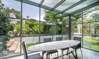 Stately luxury villa with a classic mediterranean architectural style and beautiful gardens for sale in Sierra Blanca, Marbella 798494 