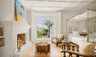 Stately luxury villa with a classic mediterranean architectural style and beautiful gardens for sale in Sierra Blanca, Marbella 798499 