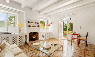 Stately luxury villa with a classic mediterranean architectural style and beautiful gardens for sale in Sierra Blanca, Marbella 798503 