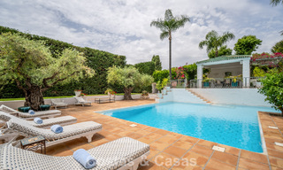 Stately luxury villa with a classic mediterranean architectural style and beautiful gardens for sale in Sierra Blanca, Marbella 798509 