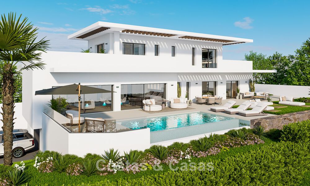 Exclusive new-build villa for sale just minutes from the beach and golf courses in Casares, Costa del Sol 798511