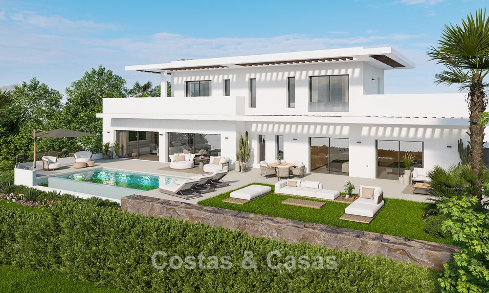 Exclusive new-build villa for sale just minutes from the beach and golf courses in Casares, Costa del Sol 798512